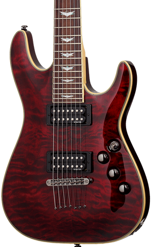 SCHECTER OMEN EXTREME-7 ELECTRIC GUITAR- BLACK CHERRY (2008), SCHECTER, ELECTRIC GUITAR, schecter-electric-guitar-omenex7-bc, ZOSO MUSIC SDN BHD