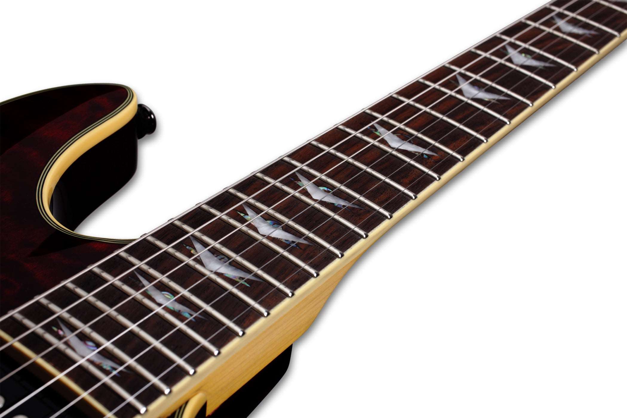 SCHECTER OMEN EXTREME-6 WITH FLOYD ROSE LEFT-HANDED ELECTRIC GUITAR BLACK CHERRY (EXTREME6 / EXTREME 6) (2010) MADE IN INDONESIA, SCHECTER, ELECTRIC GUITAR, schecter-electric-guitar-omenextreme6-fr-lh-bc, ZOSO MUSIC SDN BHD