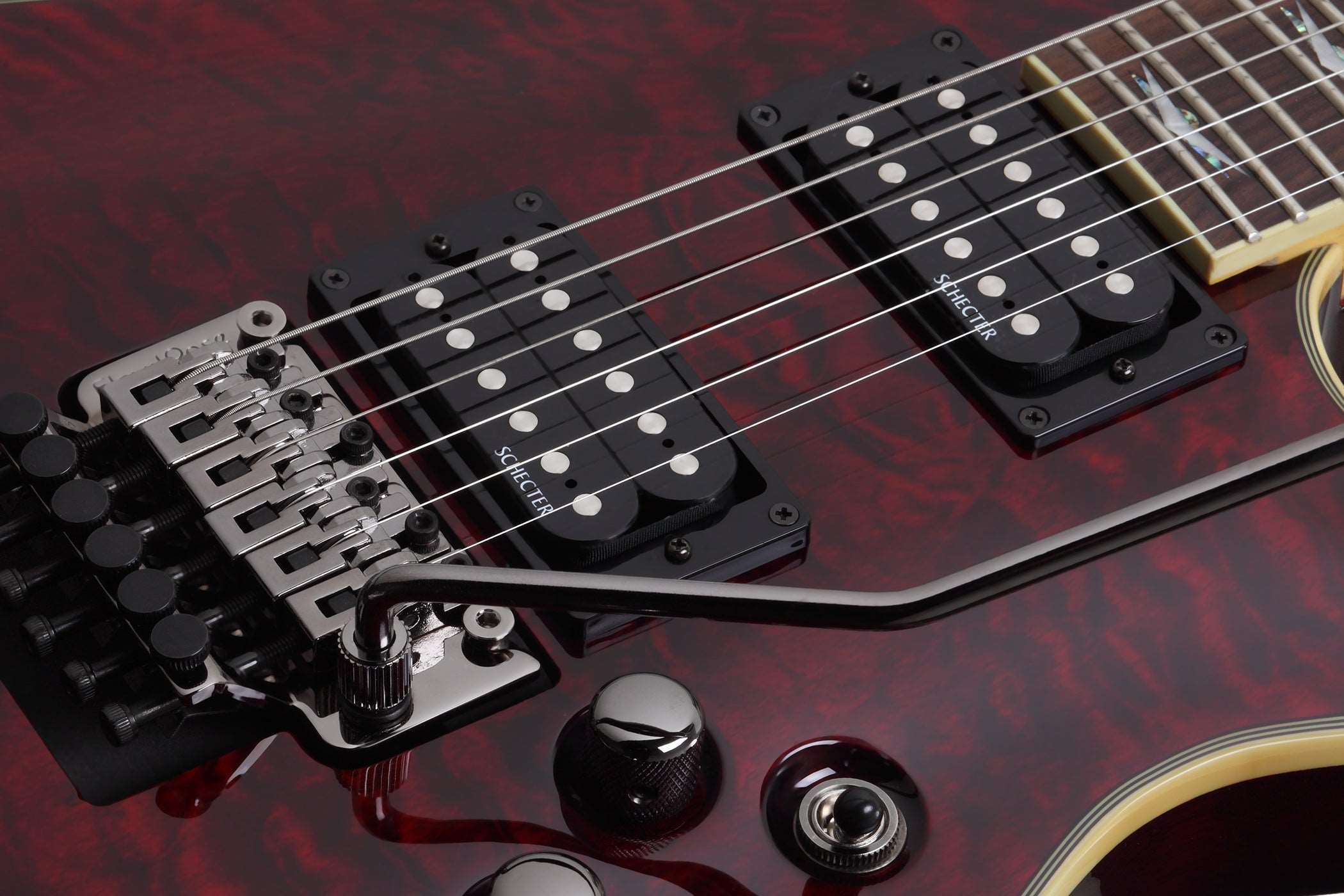 SCHECTER OMEN EXTREME-6 FR ELECTRIC GUITAR - BLACK CHERRY, SCHECTER, ELECTRIC GUITAR, schecter-electric-guitar-omenex6-fbc, ZOSO MUSIC SDN BHD