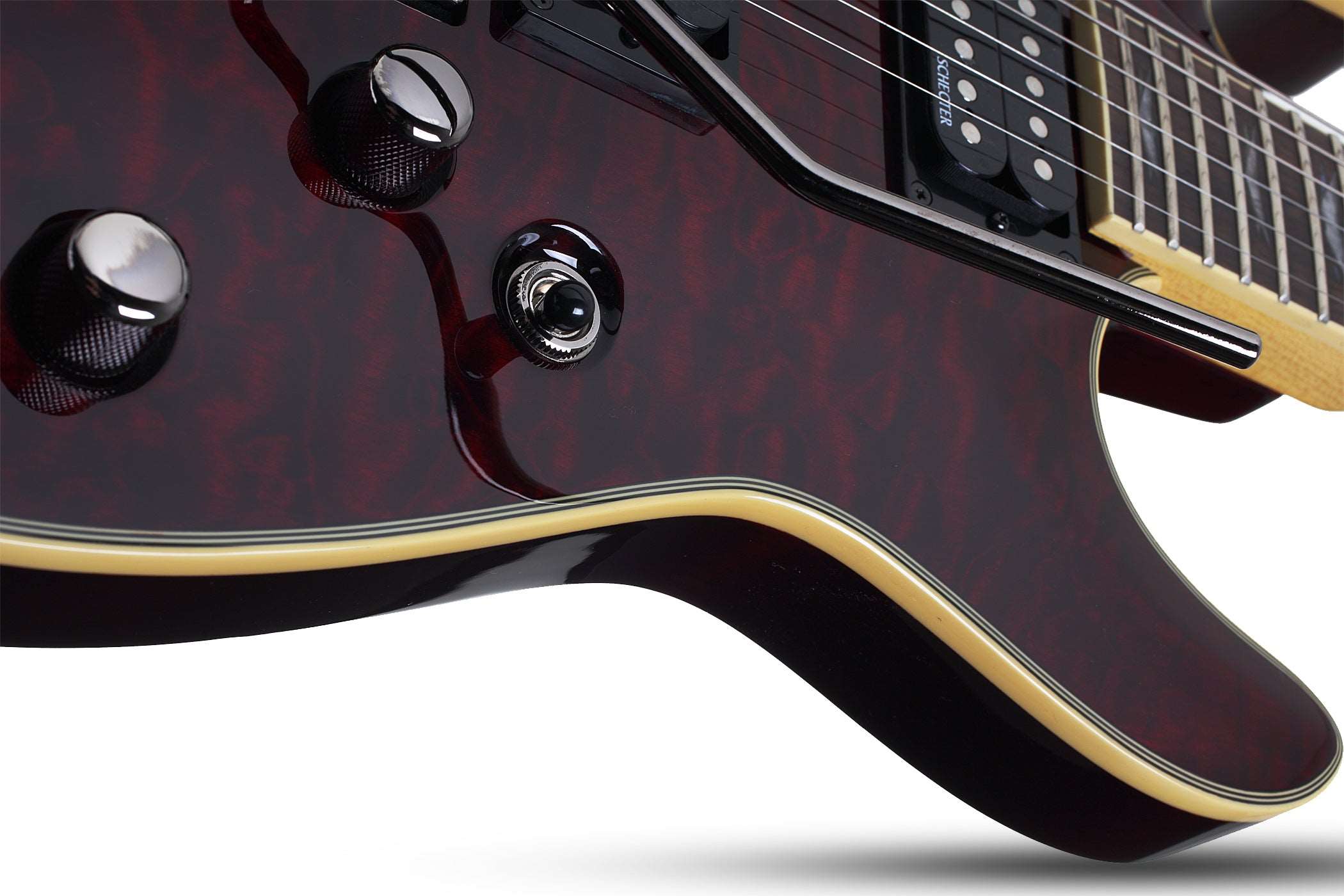 SCHECTER OMEN EXTREME-6 FR ELECTRIC GUITAR - BLACK CHERRY, SCHECTER, ELECTRIC GUITAR, schecter-electric-guitar-omenex6-fbc, ZOSO MUSIC SDN BHD