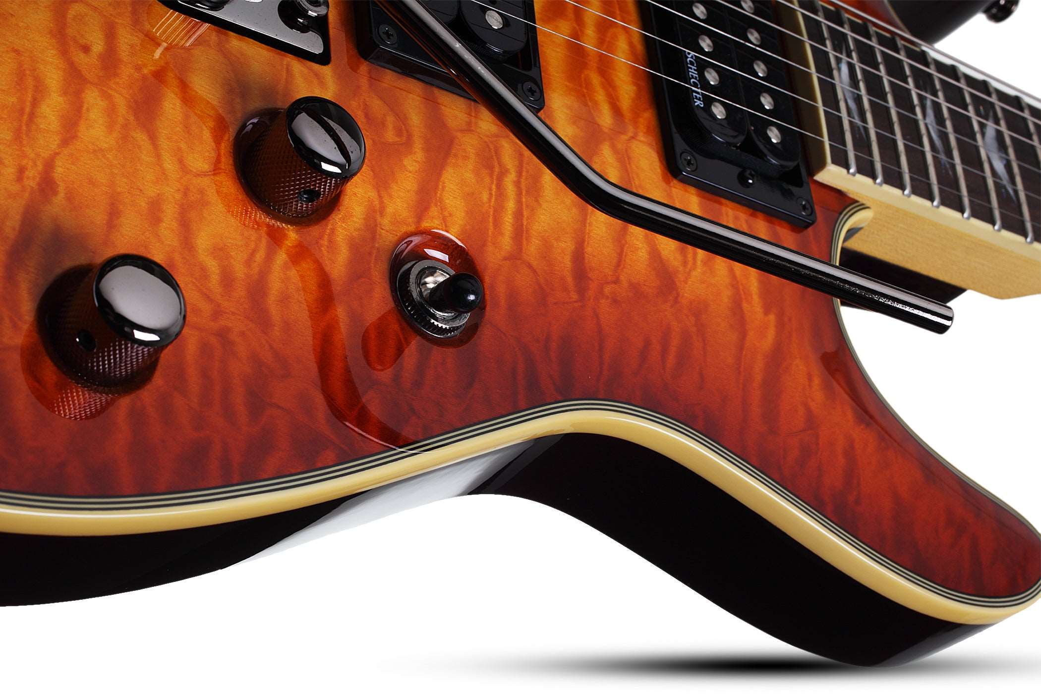 SCHECTER OMEN EXTREME-6 FR ELECTRIC GUITAR - VINTAGE SUNBURST (2029), SCHECTER, ELECTRIC GUITAR, schecter-electric-guitar-omenex6f-vsb, ZOSO MUSIC SDN BHD