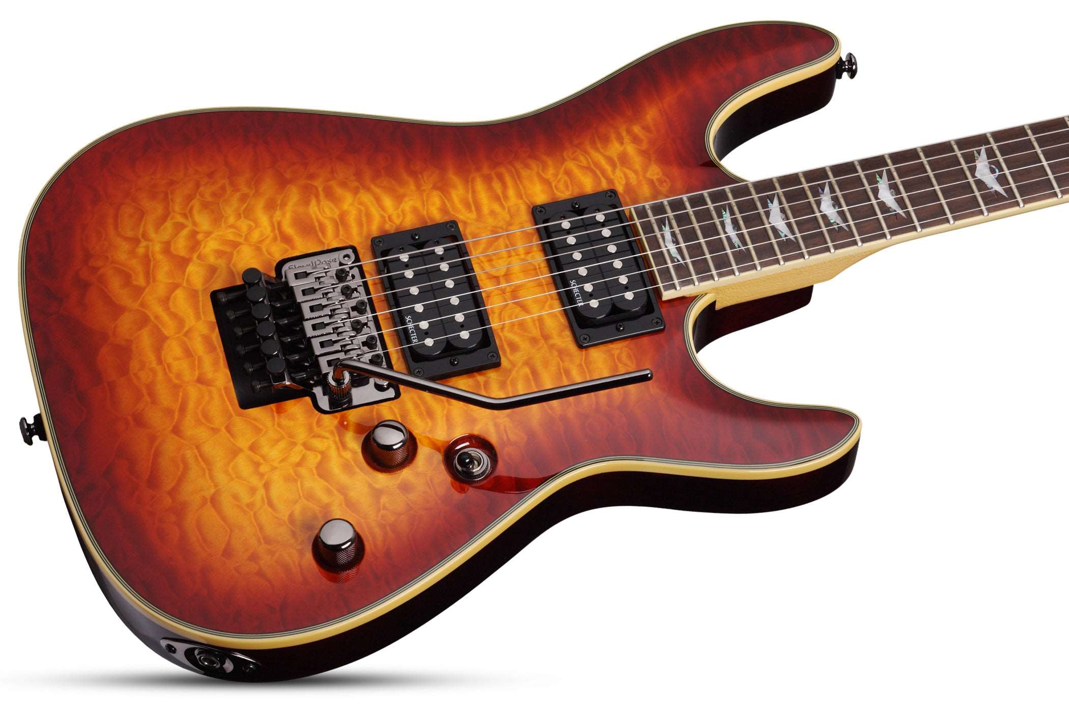 SCHECTER OMEN EXTREME-6 FR ELECTRIC GUITAR - VINTAGE SUNBURST (2029), SCHECTER, ELECTRIC GUITAR, schecter-electric-guitar-omenex6f-vsb, ZOSO MUSIC SDN BHD