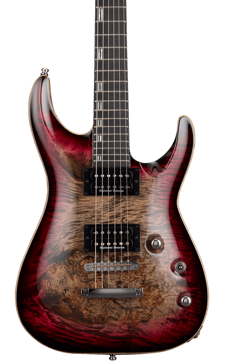 ESP Original HORIZON-CTM NT/Burl Maple - Reptile Red Burst [MIJ - Made in Japan] | Zoso Music Sdn Bhd