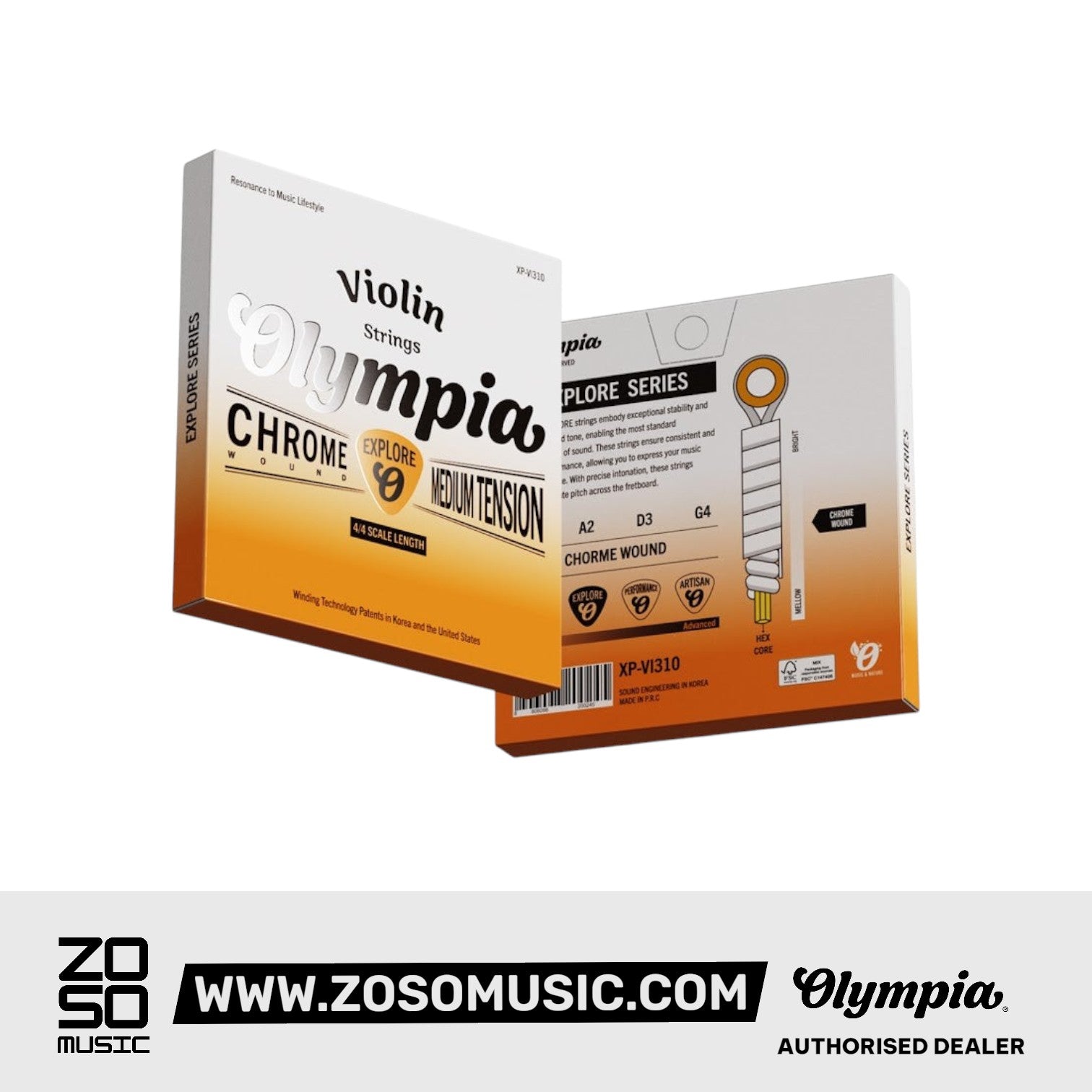 Olympia XP-VI310 Violin String Set