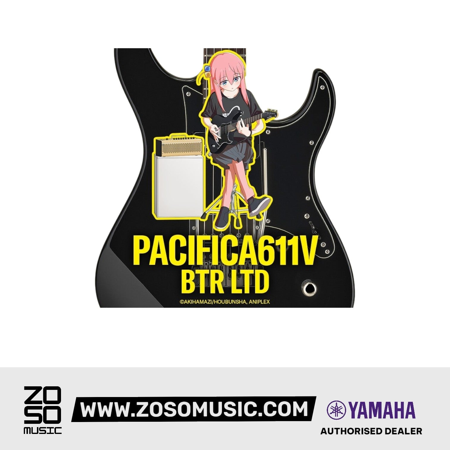 Yamaha PACIFICA611V Pacifica Bocchi The Rock Electric Guitar |  YAMAHA MUSIC |  ELECTRIC GUITAR |  Zoso Music