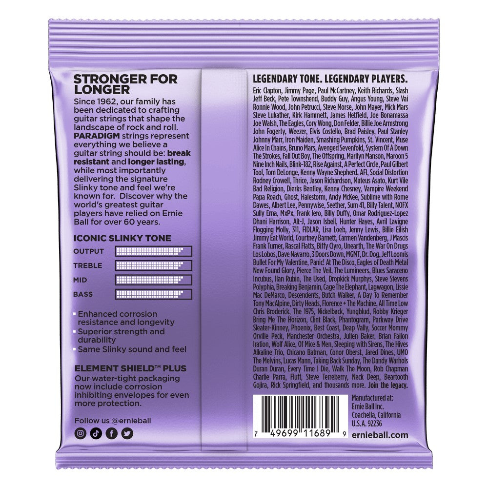 Ernie Ball P02017 Ultra Slinky Paradigm Electric Guitar Strings, 10-48 Gauge |  ERNIE BALL |  STRINGS-BASS GUITAR |  Zoso Music
