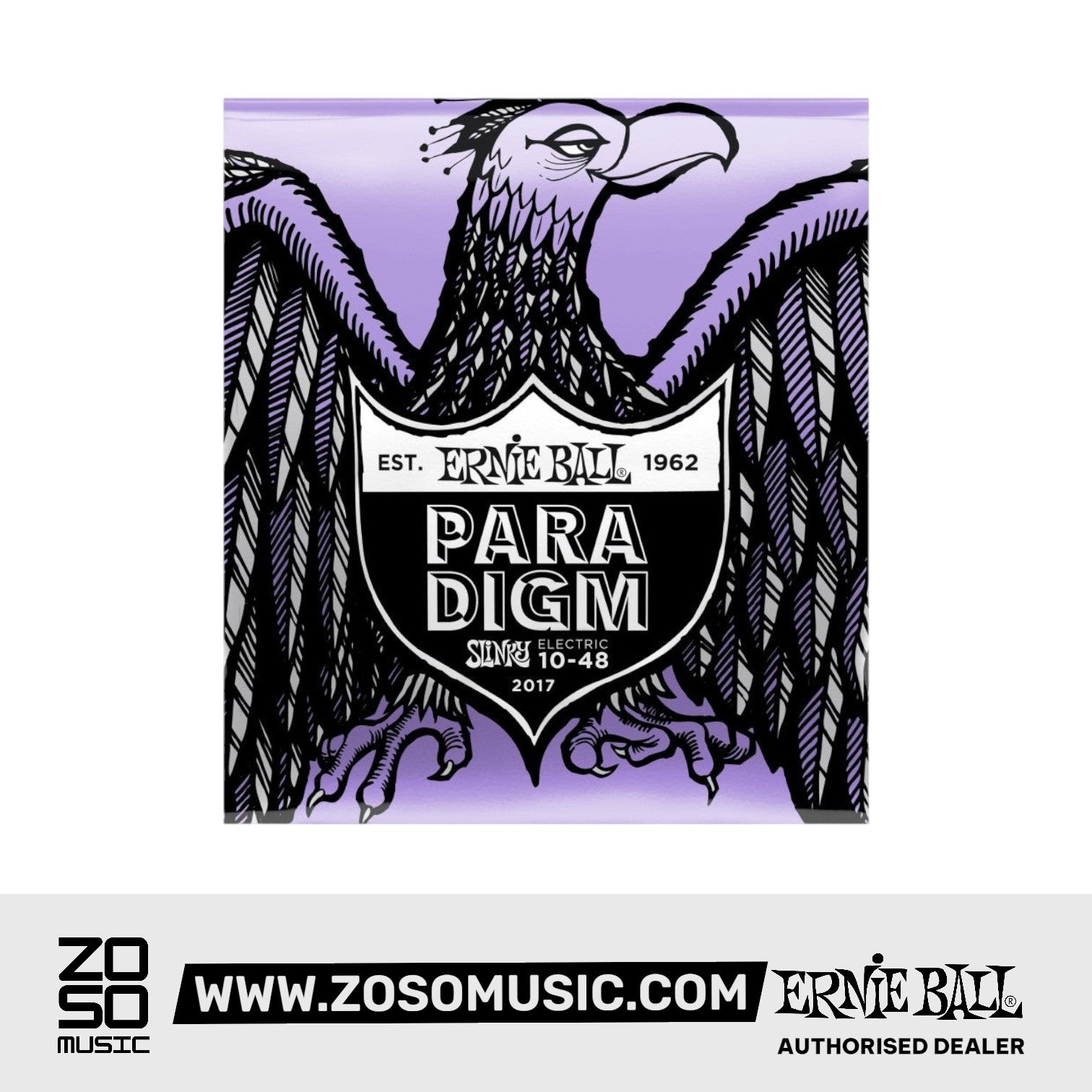 Ernie Ball P02017 Ultra Slinky Paradigm Electric Guitar Strings, 10-48 Gauge |  ERNIE BALL |  STRINGS-BASS GUITAR |  Zoso Music