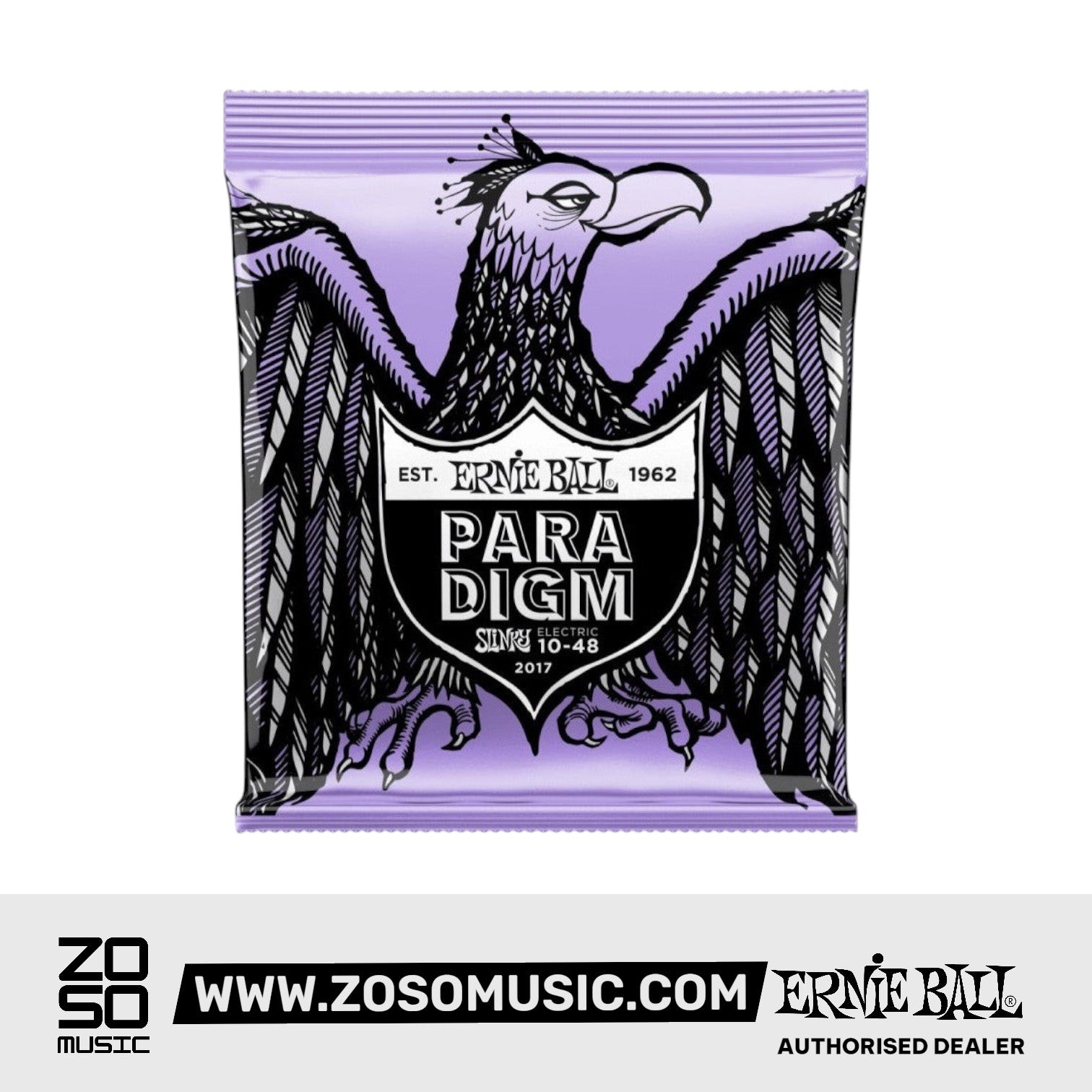 Ernie Ball P02017 Ultra Slinky Paradigm Electric Guitar Strings, 10-48 Gauge | Zoso Music Sdn Bhd