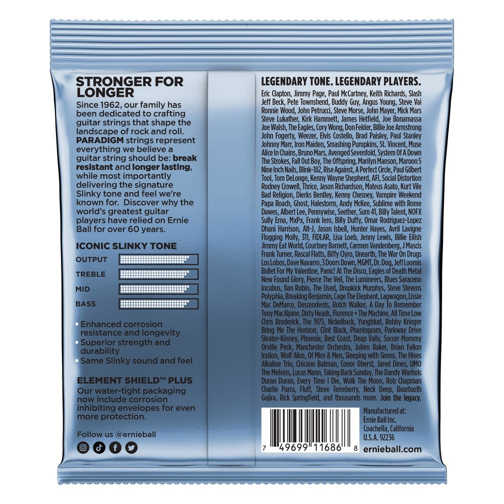 Ernie Ball P02018 Primo Slinky Paradigm Electric Guitar Strings, 9.5-44 Gauge |  ERNIE BALL |  STRINGS-BASS GUITAR |  Zoso Music