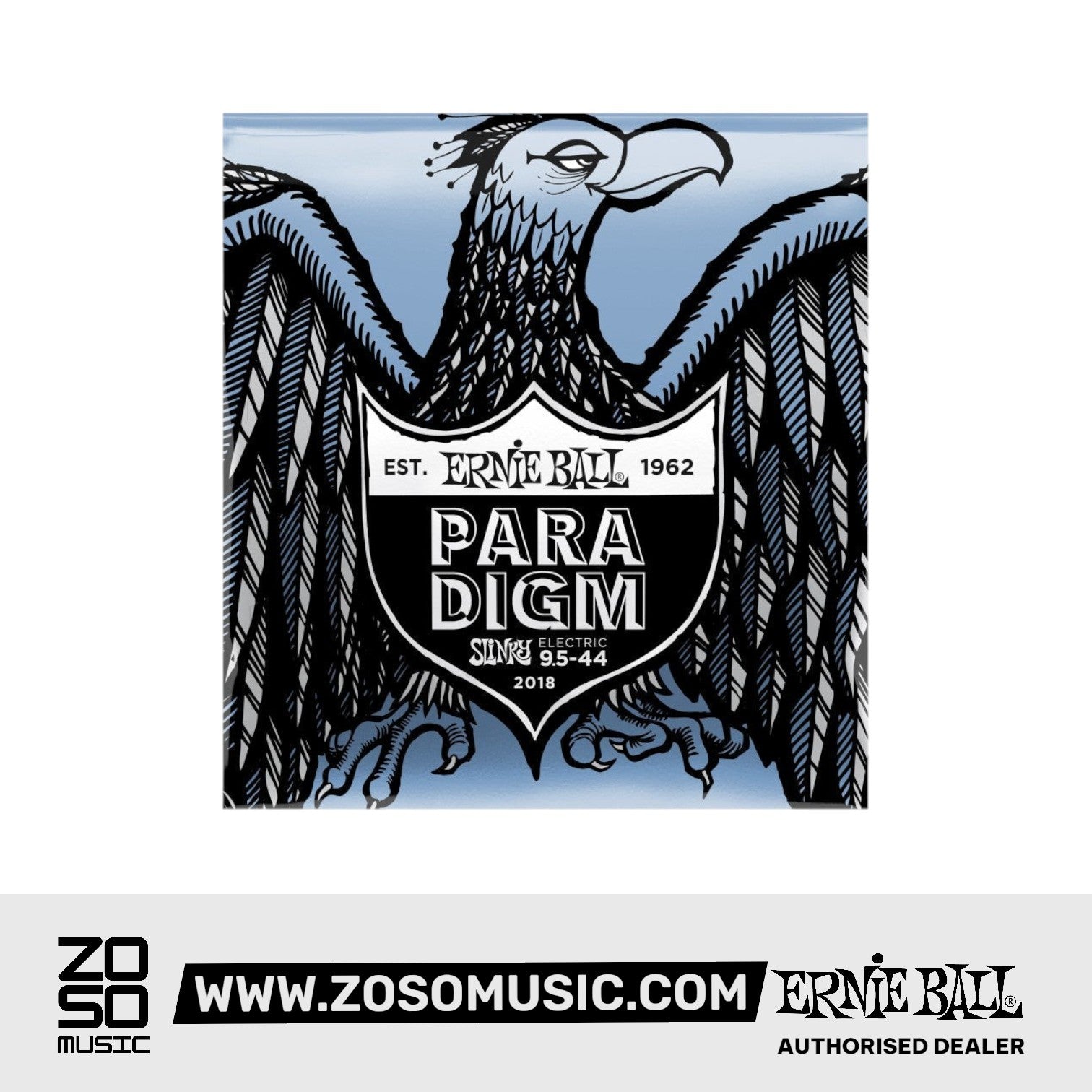 Ernie Ball P02018 Primo Slinky Paradigm Electric Guitar Strings, 9.5-44 Gauge |  ERNIE BALL |  STRINGS-BASS GUITAR |  Zoso Music