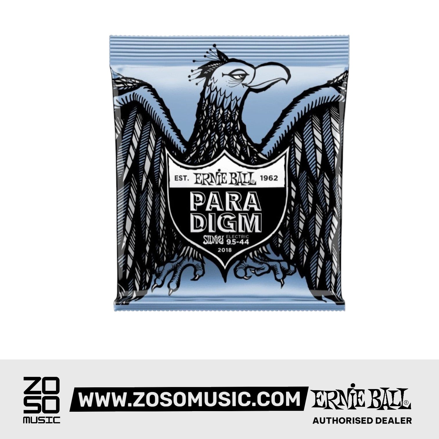 Ernie Ball P02018 Primo Slinky Paradigm Electric Guitar Strings, 9.5-44 Gauge | Zoso Music Sdn Bhd