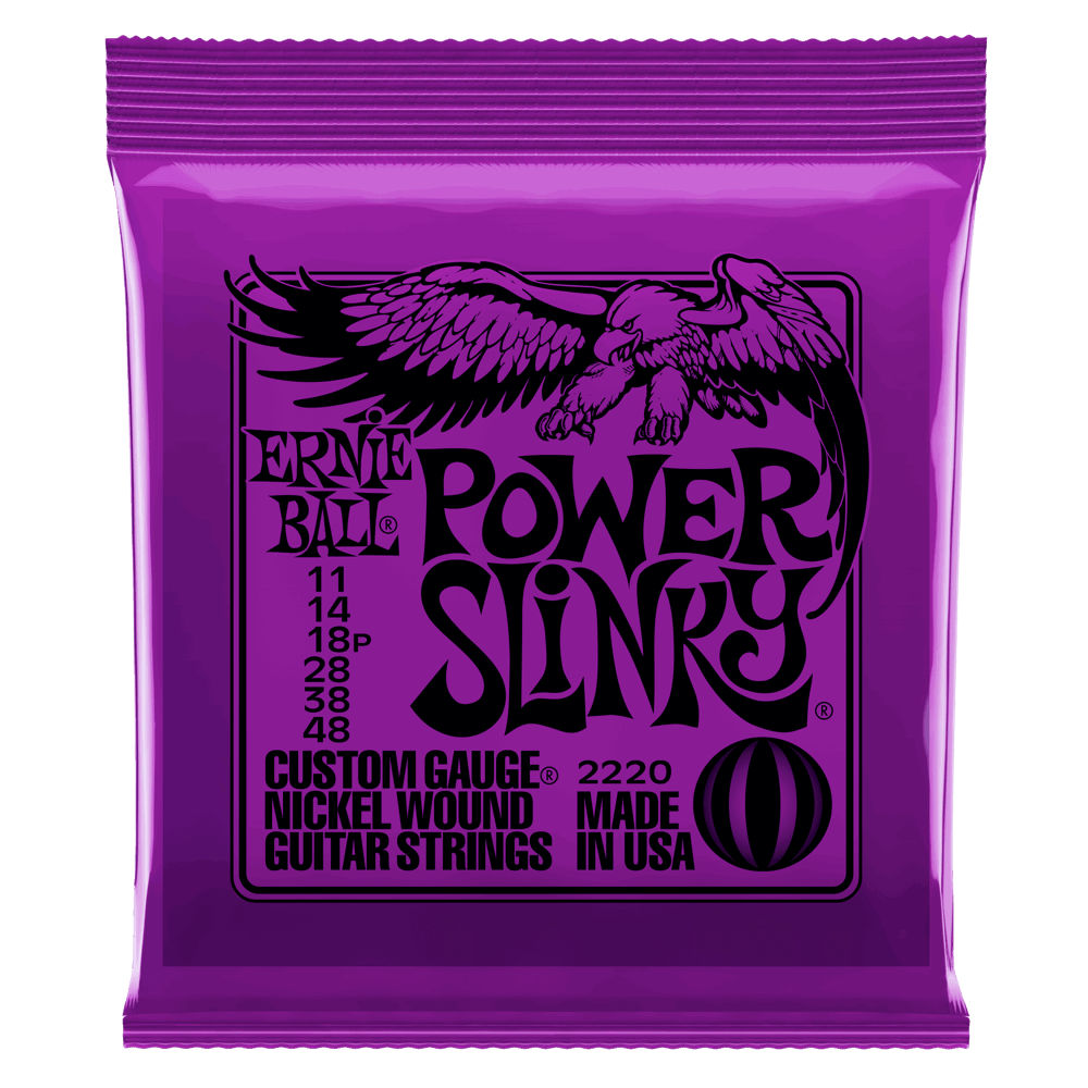 ERNIE BALL 2220 POWER SLINKY NICKEL WOUND SET, .011 - .048 | ERNIE BALL , Zoso Music