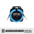 Ernie Ball EB6412 Flex Instrument Cable 10 Ft, Blue | Zoso Music Sdn Bhd