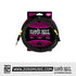Ernie Ball EB6423 Headphone Extension Cable 1/4 To 3.5mm 20 Ft, Black | Zoso Music Sdn Bhd