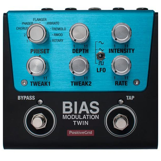 Positive Grid Bias Modulation Twin Tone Match Digital Modulation Pedal, 2 Buttons Zoso Music