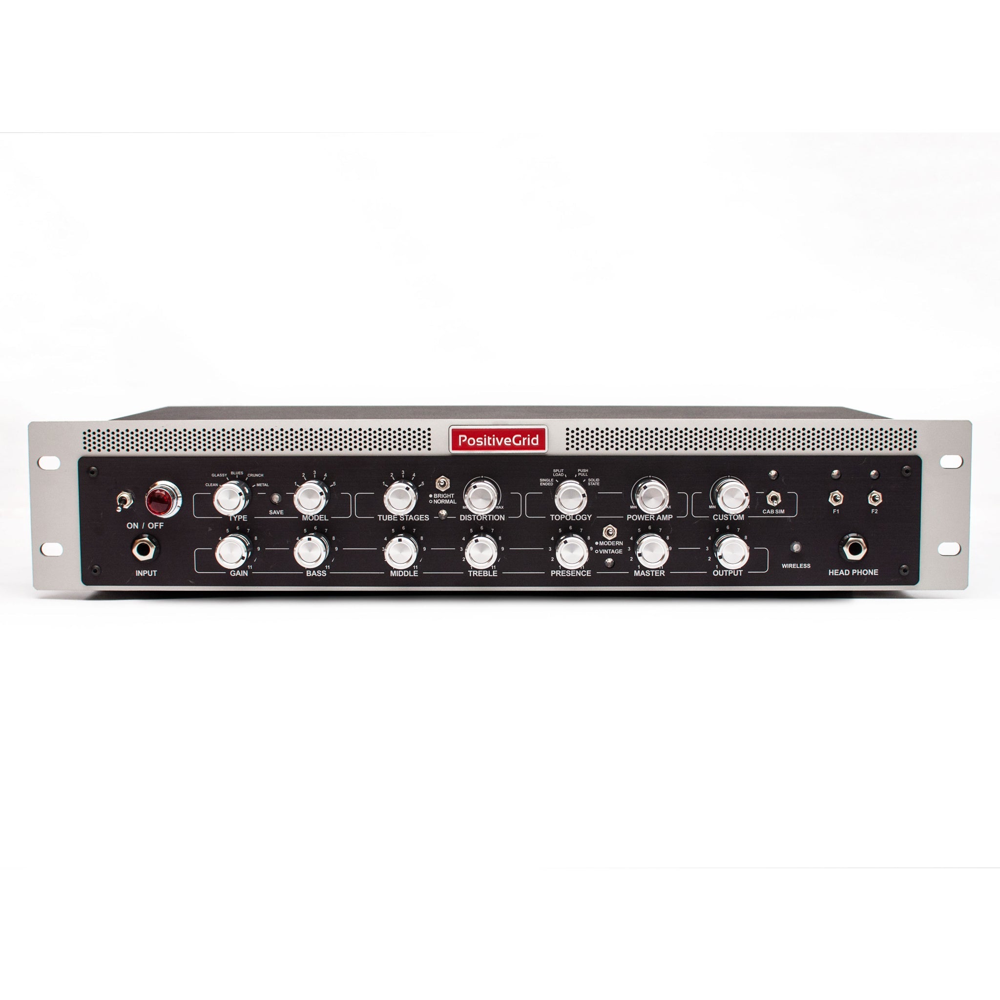 Positive Grid Bias Rack DSP Non-Powered Amp Match Rackmount 2U Processor Zoso Music