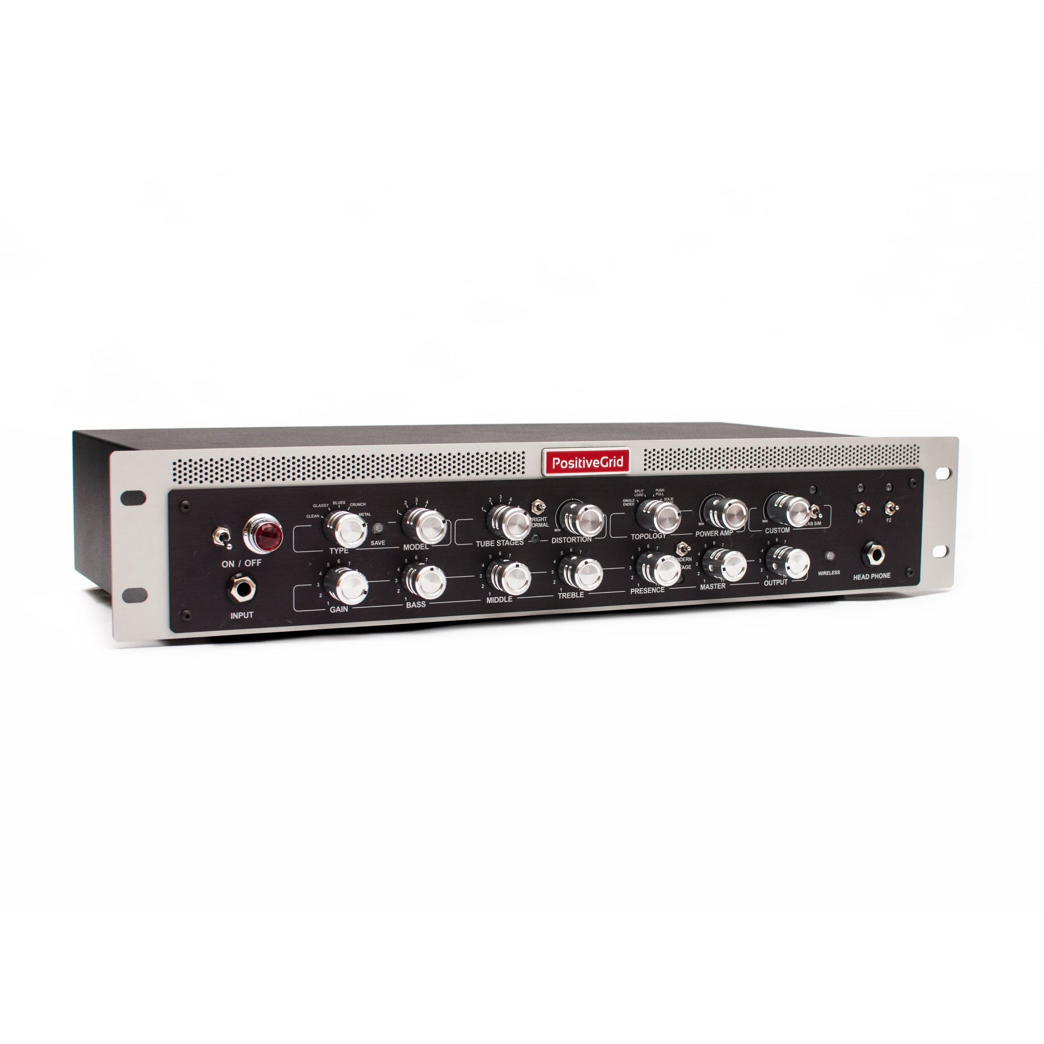 Positive Grid Bias Rack DSP Non-Powered Amp Match Rackmount 2U Processor Zoso Music