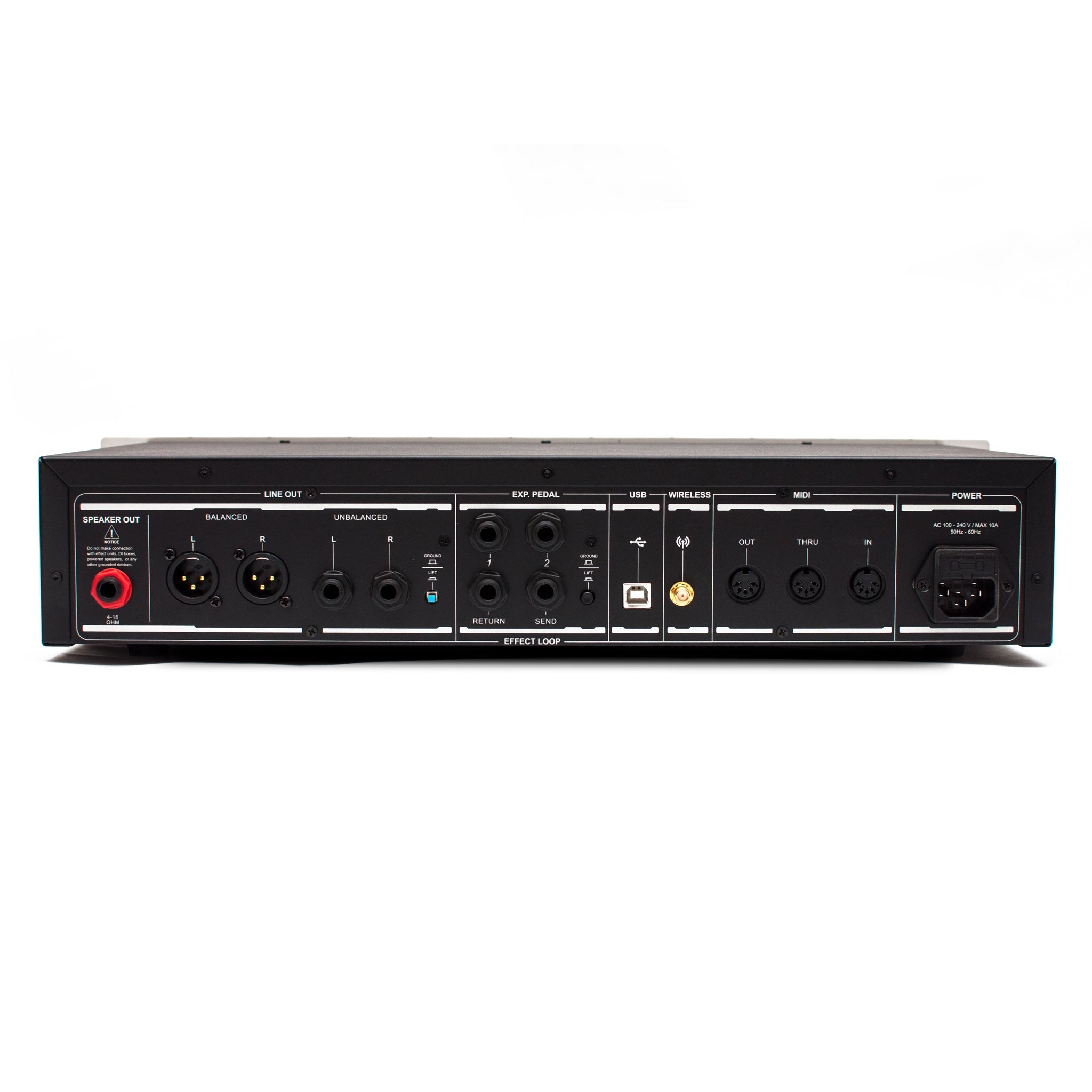 Positive Grid Bias Rack DSP Non-Powered Amp Match Rackmount 2U Processor Zoso Music