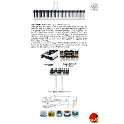 Flykeys FK100 88-Keys Digital Piano - White