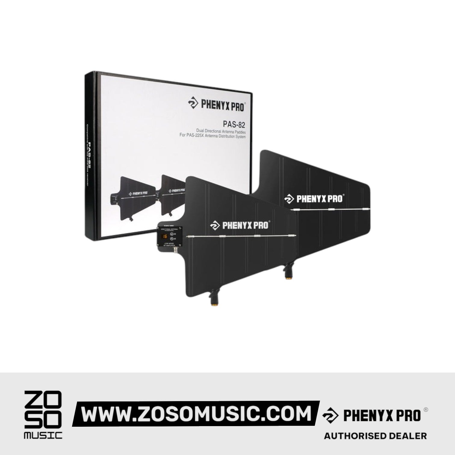 Phenyx Pro PAS-82 Directional Antenna Paddles for PAS-225X Antenna Distribution System