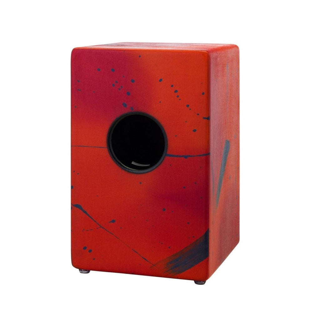 Pearl PBC120B Primero Cajon, Abstract Red |  PEARL |  PERCUSSION-CAJON |  Zoso Music
