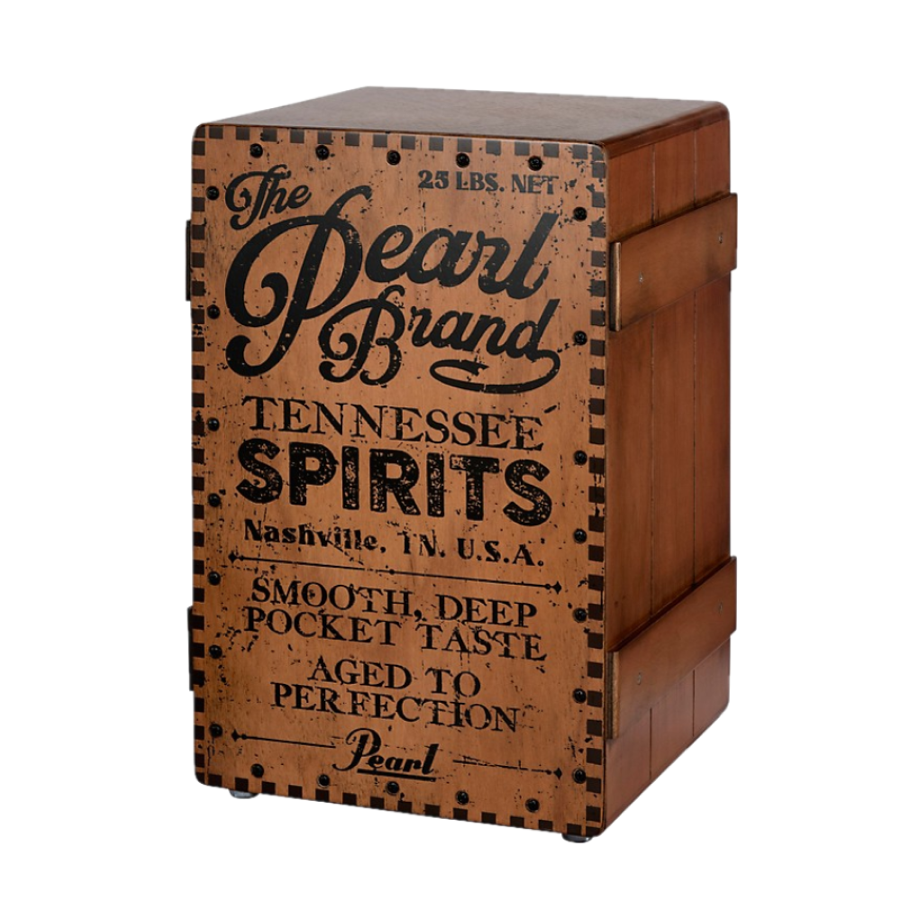 Pearl PBC126B Primero Crate Style Cajon With Spirits Front |  PEARL |  PERCUSSION-CAJON |  Zoso Music