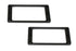 ALLPARTS PC-0733-023 Black Humbucking Guitar Pickup Rings Neck and Bridge Curve | Zoso Music Sdn Bhd