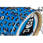 DW PDP Ricky Fitness' The Aquabats! Super Kit! 4-pc Drums - Cyan Blue |  PDP |  DRUM-ACOUSTIC |  Zoso Music