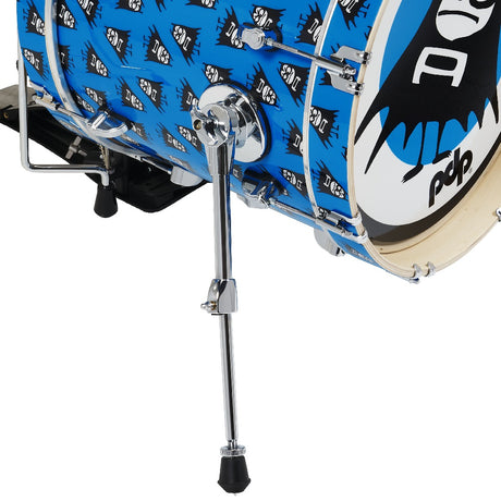 DW PDP Ricky Fitness' The Aquabats! Super Kit! 4-pc Drums - Cyan Blue |  PDP |  DRUM-ACOUSTIC |  Zoso Music