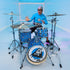 DW PDP Ricky Fitness' The Aquabats! Super Kit! 4-pc Drums - Cyan Blue |  PDP |  DRUM-ACOUSTIC |  Zoso Music