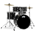DW PDP Center Stage 5-pc Complete Drum Kit with Hardware, Stool & Cymbals - Iridescent Black Sparkle | Zoso Music Sdn Bhd
