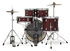 DW PDP Center Stage 5-pc Complete Drum Kit with Hardware, Stool & Cymbals - Ruby Red Sparkle |  PDP |  DRUM-ACOUSTIC |  Zoso Music