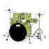 DW PDP Center Stage 5-pc Complete Drum Kit with Hardware, Stool & Cymbals - Electric Green Sparkle |  PDP |  DRUM-ACOUSTIC |  Zoso Music