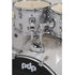 DW PDP Center Stage 5-pc Complete Drum Kit with Hardware, Stool & Cymbals - Diamond White Sparkle |  PDP |  DRUM-ACOUSTIC |  Zoso Music
