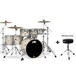 DW PDP Concept Maple 7-pc Drum Kit with Hardware - Twisted Ivory |  PDP |  DRUM-ACOUSTIC |  Zoso Music
