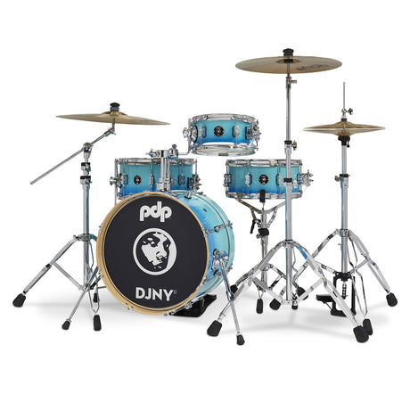 DW PDP Daru Jones New Yorker II 4-pc Shell Pack - Blue Fade Lacquer |  PDP |  DRUM-ACOUSTIC |  Zoso Music
