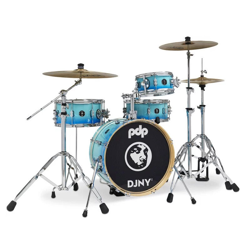 DW PDP Daru Jones New Yorker II 4-pc Shell Pack - Blue Fade Lacquer | Zoso Music Sdn Bhd