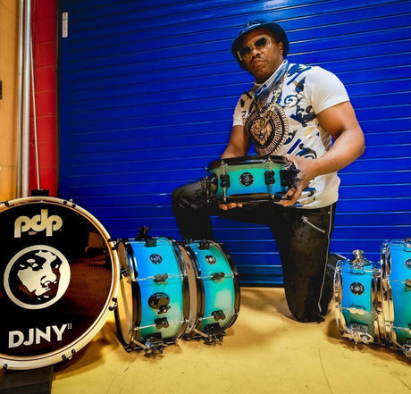DW PDP Daru Jones New Yorker II 4-pc Shell Pack - Blue Fade Lacquer |  PDP |  DRUM-ACOUSTIC |  Zoso Music