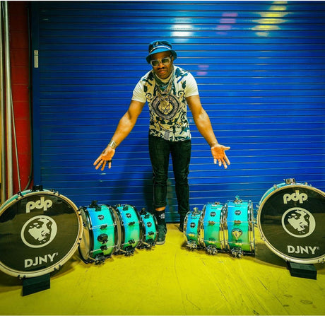 DW PDP Daru Jones New Yorker II 4-pc Shell Pack - Blue Fade Lacquer |  PDP |  DRUM-ACOUSTIC |  Zoso Music