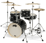 DW PDP New Yorker 4-pc Drums with 16" Bass Drum - Black Onyx Sparkle | Zoso Music Sdn Bhd