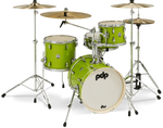 DW PDP New Yorker 4-pc Drums with 16" Bass Drum - Electric Green Sparkle | Zoso Music Sdn Bhd