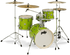 DW PDP New Yorker 4-pc Drums with 16" Bass Drum - Electric Green Sparkle | Zoso Music Sdn Bhd
