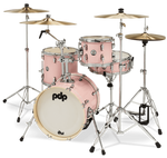 DW PDP New Yorker 4-pc Drums with 16" Bass Drum - Pale Rose Sparkle | Zoso Music Sdn Bhd