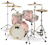 DW PDP New Yorker 4-pc Drums with 16" Bass Drum - Pale Rose Sparkle | Zoso Music Sdn Bhd