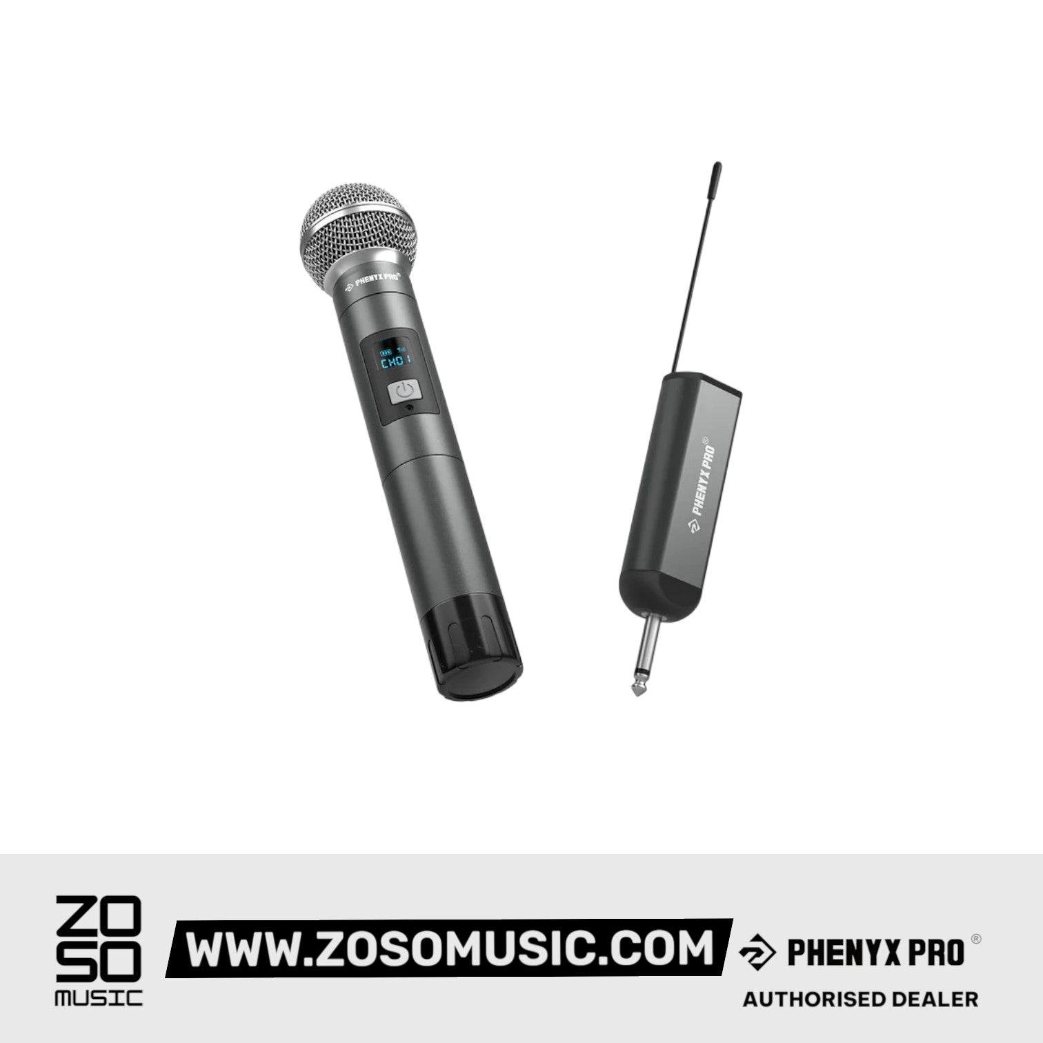 Phenyx Pro PDP-1-1H Single Digital Portable Wireless Microphone System