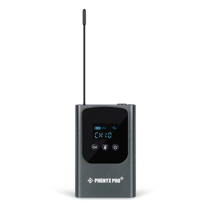 Phenyx Pro PDP-2-2B(900) Dual Digital Portable Wireless Microphone System