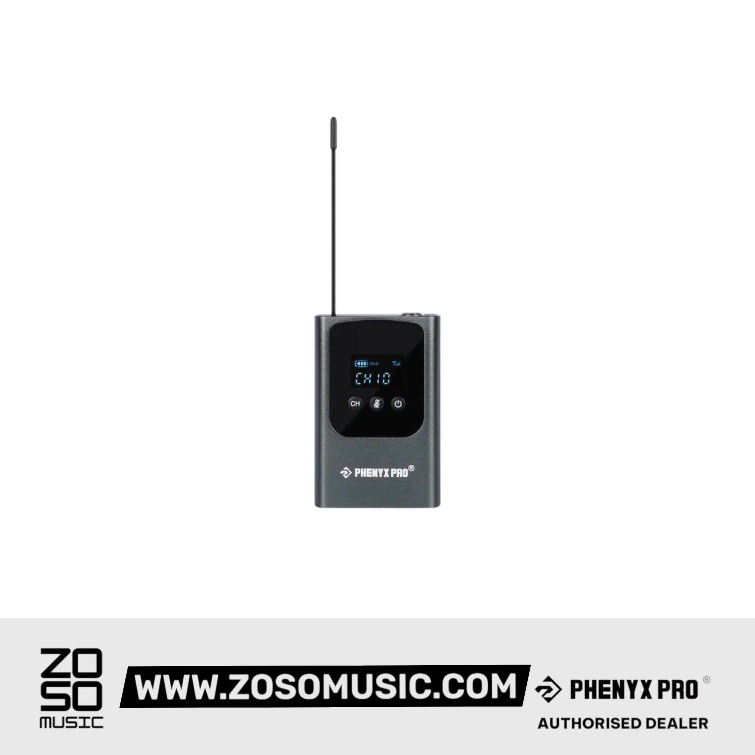 Phenyx Pro PDP-2-2B(900) Dual Digital Portable Wireless Microphone System