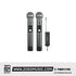 Phenyx Pro PDP-2-2H Dual Digital Portable Wireless Microphone System - 900MHz