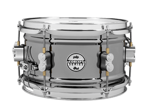 DW PDP Concept Metal Black Nickel over Steel 6"x10" Snare Drum | Zoso Music Sdn Bhd