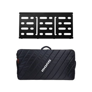 MONO Pedalboard Large, Black and Pro Accessory Case 2.0, Black - ZOSO MUSIC